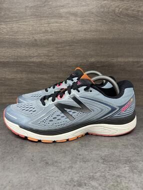 New Balance 860v8 Running Shoes Womens Size 10 Blue Pink Orange